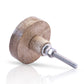 Mascot Hardware Thunder Crack 1-7/10 in. Wooden Round Knob (Pack of 10)