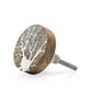 Mascot Hardware Thunder Crack 1-7/10 in. Wooden Round Knob (Pack of 10)