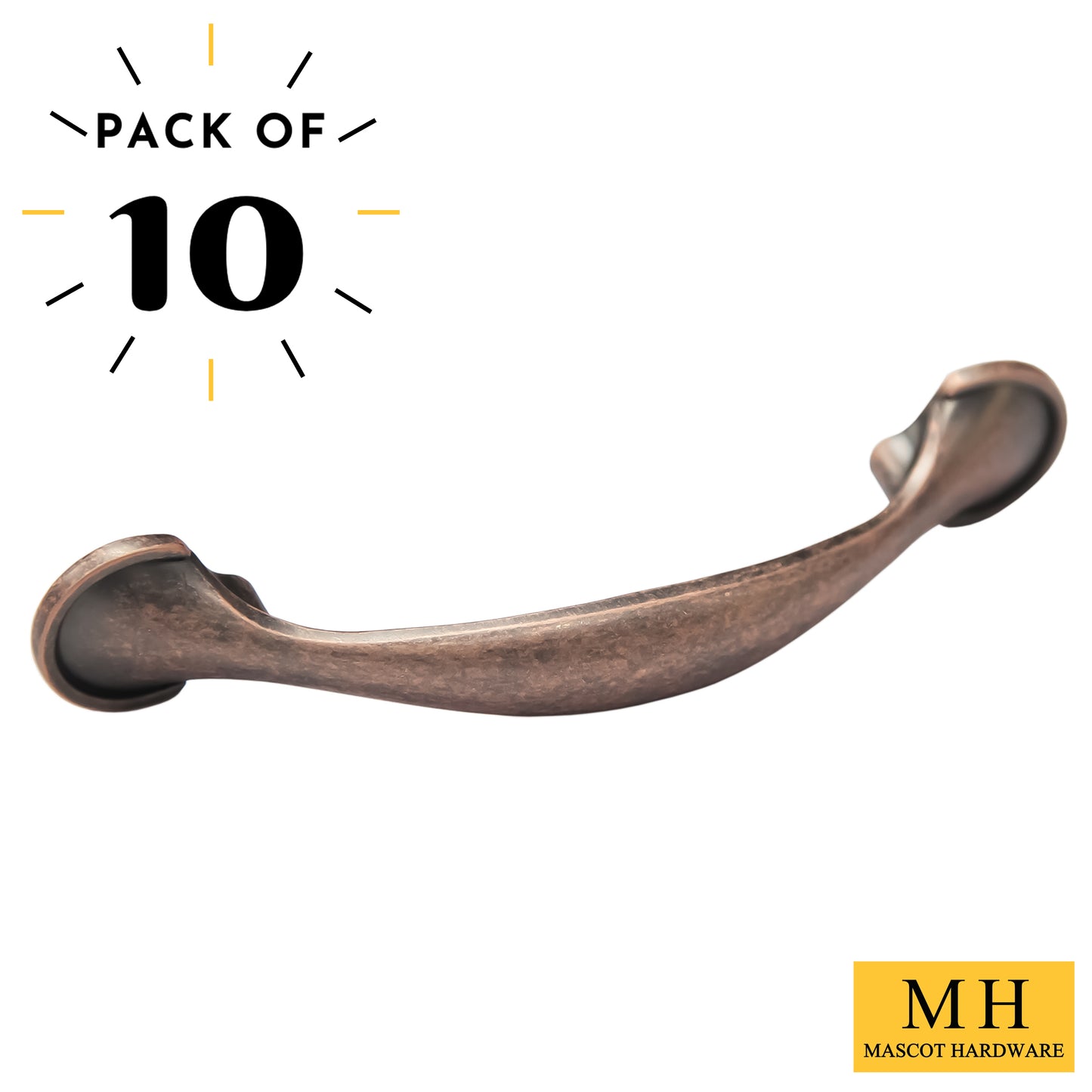 3'' Center to Center (76mm) Arch Drawer Pull (10-Pack)