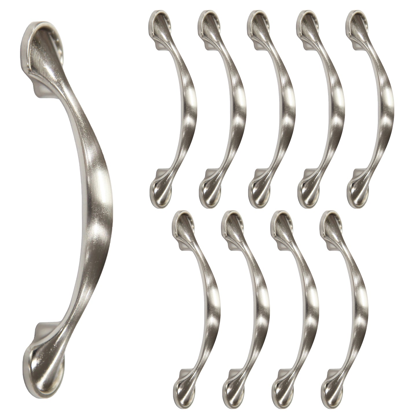 3'' Center to Center (76mm) Arch Drawer Pull (10-Pack)