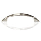 Curve Wide Footed 3 in. (76mm) Satin Nickel Drawer Pull (10-Pack)