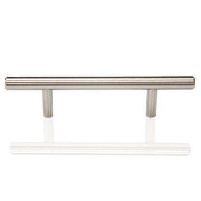 Round Bar 3 in. (76mm) Satin Nickel Drawer Pull (10-Pack)