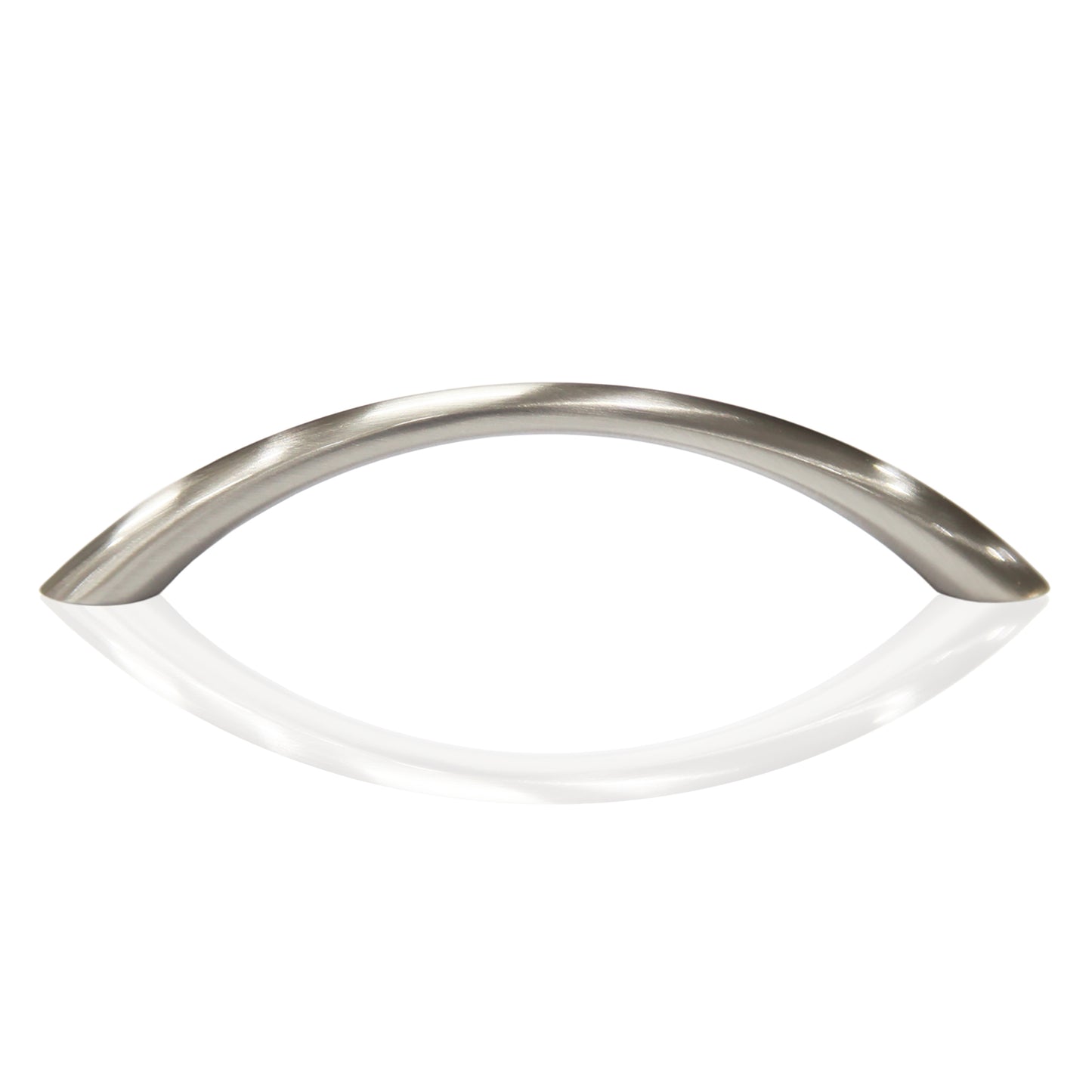 Smooth 3-3/4 in. (96mm) Satin Nickel Drawer Pull (10-Pack)