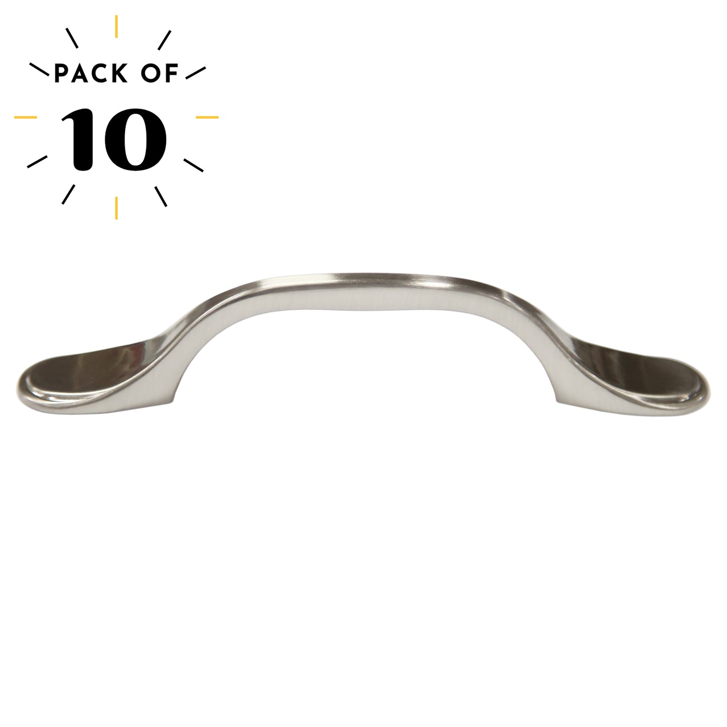 Modern 3 in. (76mm) Drawer Pull (10-Pack)