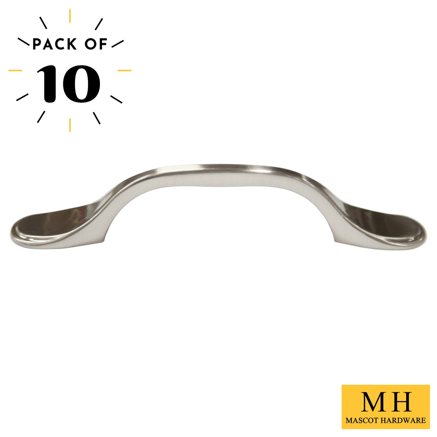 Modern 3 in. (76mm) Drawer Pull (10-Pack)