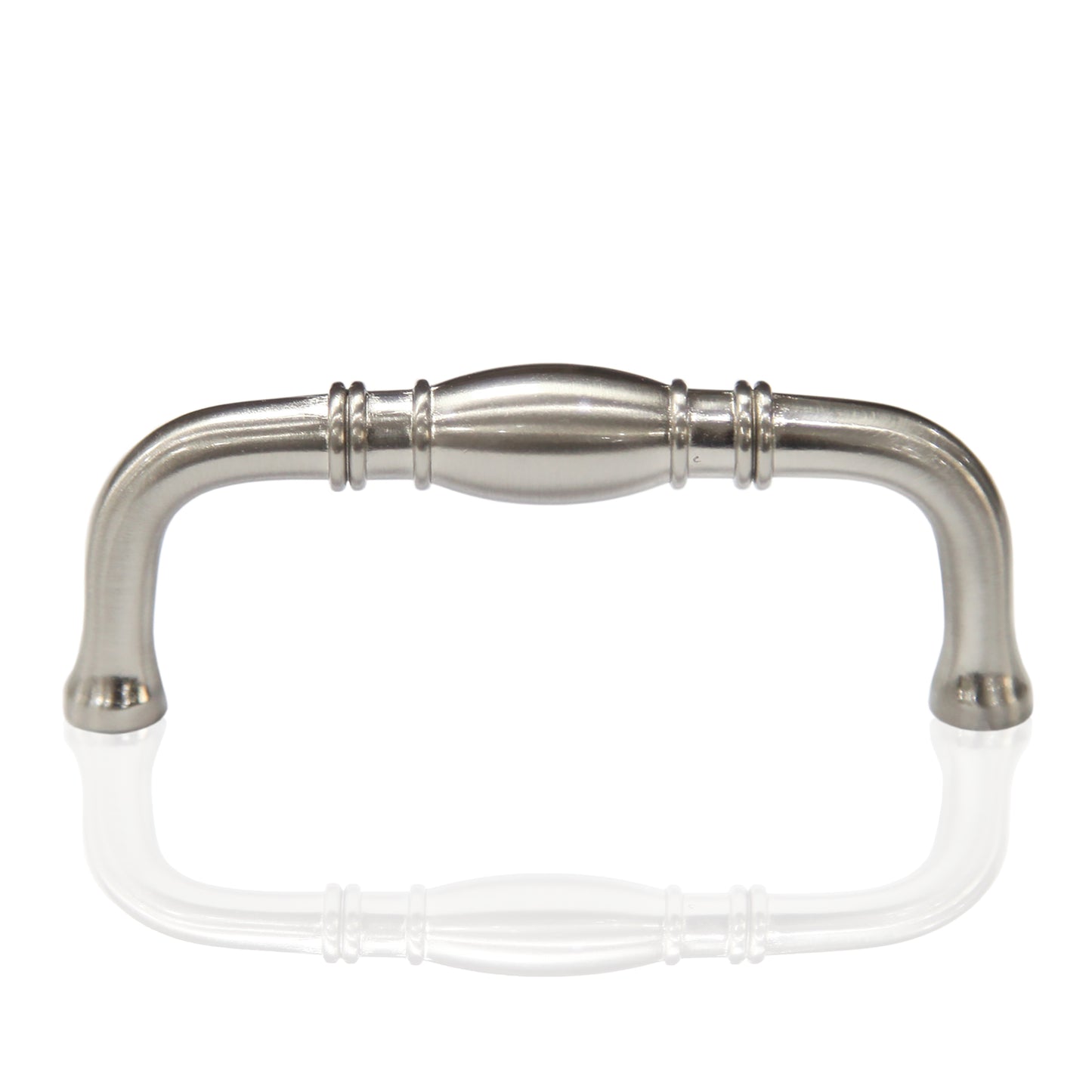 Traditional 3 in. (76mm) Satin Nickel Drawer Pull (10-Pack)