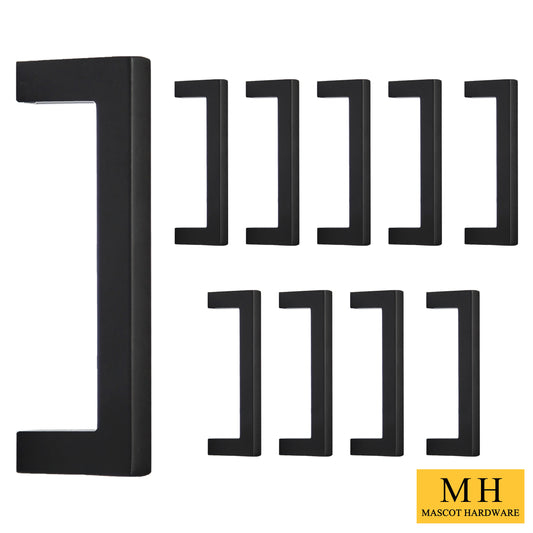 Square Bar 3 in. (76mm) Drawer Pull (10-Pack)