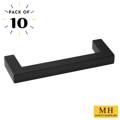 Square Bar 3 in. (76mm) Drawer Pull (10-Pack)