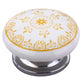 Mascot Hardware Camellia 1-4/7 in. Yellow Flower Cabinet Knob (Pack of 10)