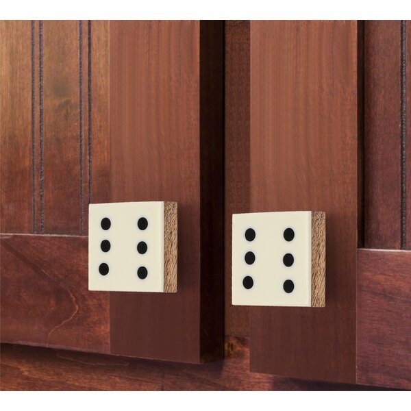 Mascot Hardware Casino 1-3/7 in. Numero 1, 2, 3, 4, 5, 6 Drawer Cabinet Knob