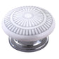 Mascot Hardware Cobble Rosette 1-3/5 in. Yellow, Grey Cabinet Knob (Pack of 10)