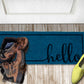 Welcome'' Home'' Hello'' Rubber Non-Slip 30'' x 10'' Indoor Outdoor Doormat