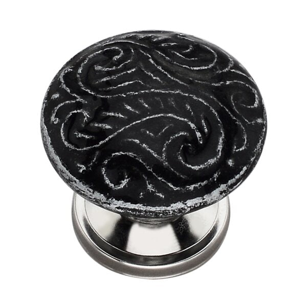 Mascot Hardware Designer Waves 1.30 in. Round Drawer Cabinet Knob