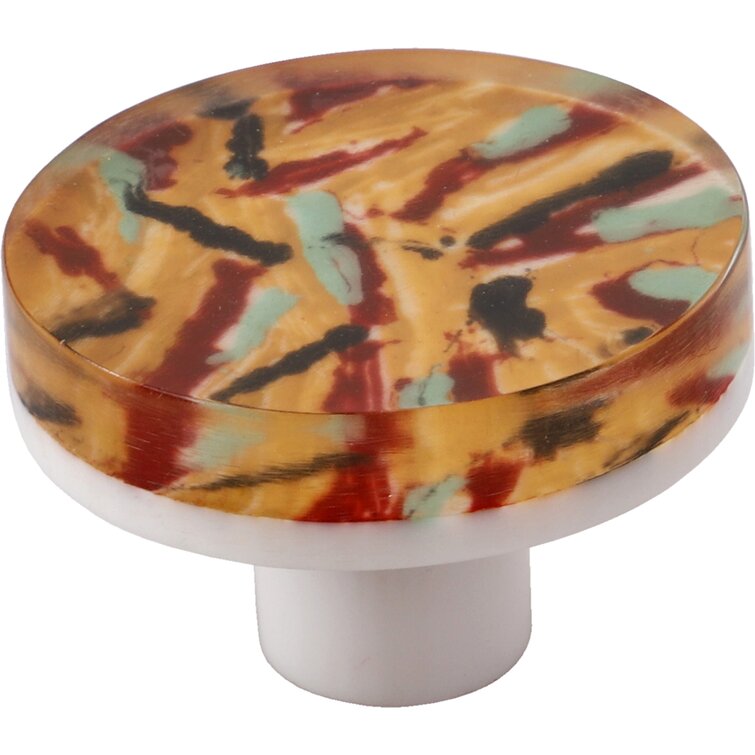 Mascot Hardware Roseville 1-7/9 in. Multicolor Oval Drawer Cabinet Knob