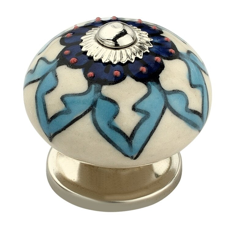 Mascot Hardware Blue & Green 1-31/50 in. Cabinet Knob (Pack of 10)