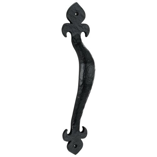FDL Large 13 in. Black Door Pull Handle