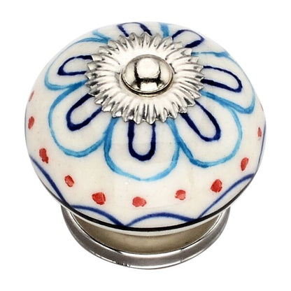 Mascot Hardware Enigma Flower 1-4/7 in. Round Cabinet Knob (Pack of 10)