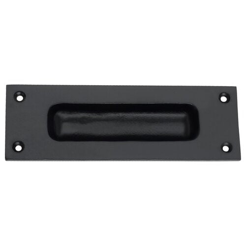 6 in. Black Flush Pull Handle