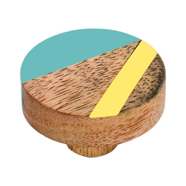 Fusion 1-1/2 in. Diagonal Bar & Carribean Cabinet Knob