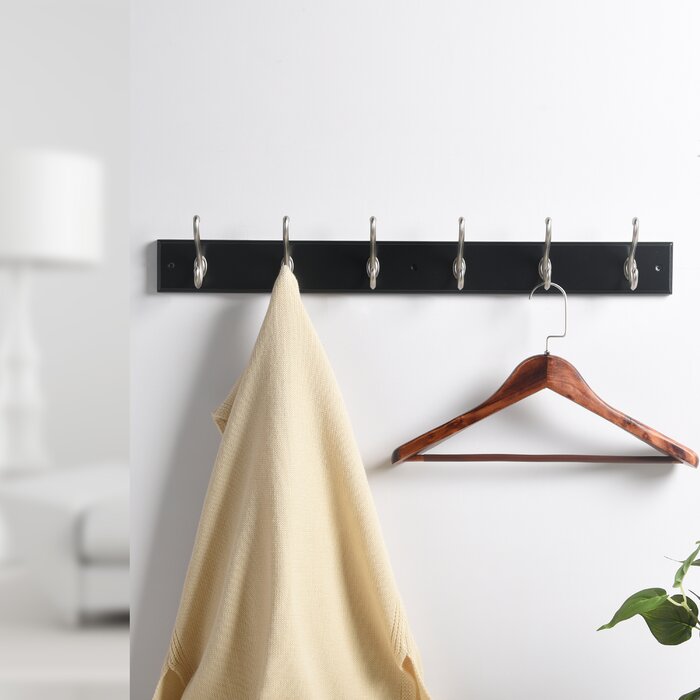 Hambleton 27'' Wide 6 - Hook Wall Mounted Coat Rack
