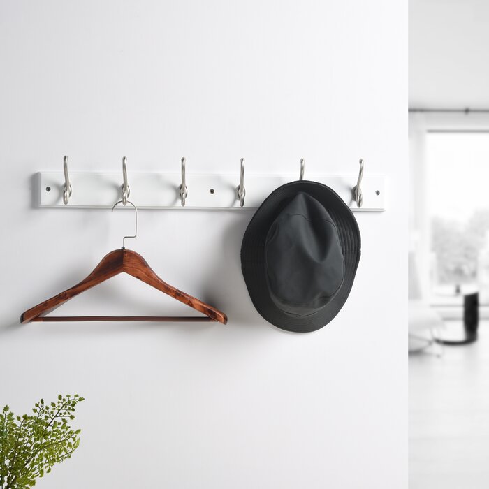 Hambleton 27'' Wide 6 - Hook Wall Mounted Coat Rack