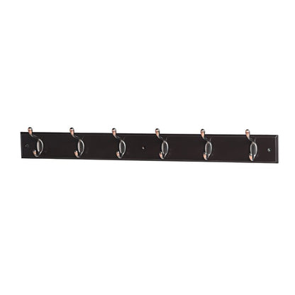 27'' Wide 6 - Hook Wall Mounted Coat Rack