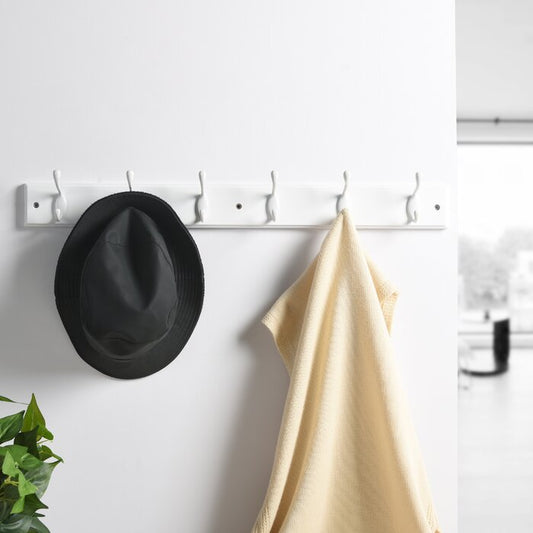 27'' Wide 6 - Hook Wall Mounted Coat Rack