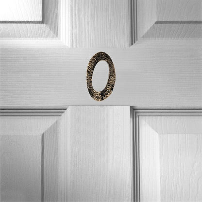 Mascot Hardware Hammered 6.06'' H Metal Surface Mount House Number