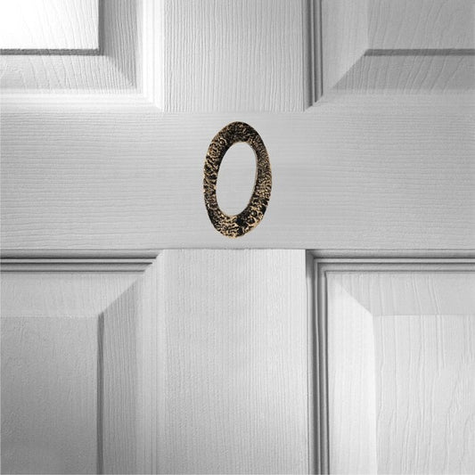 Mascot Hardware Hammered 6.06'' H Metal Surface Mount House Number