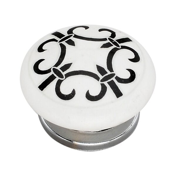 Mascot Hardware Ornate 1-1/2 in. Round Drawer Cabinet Knob