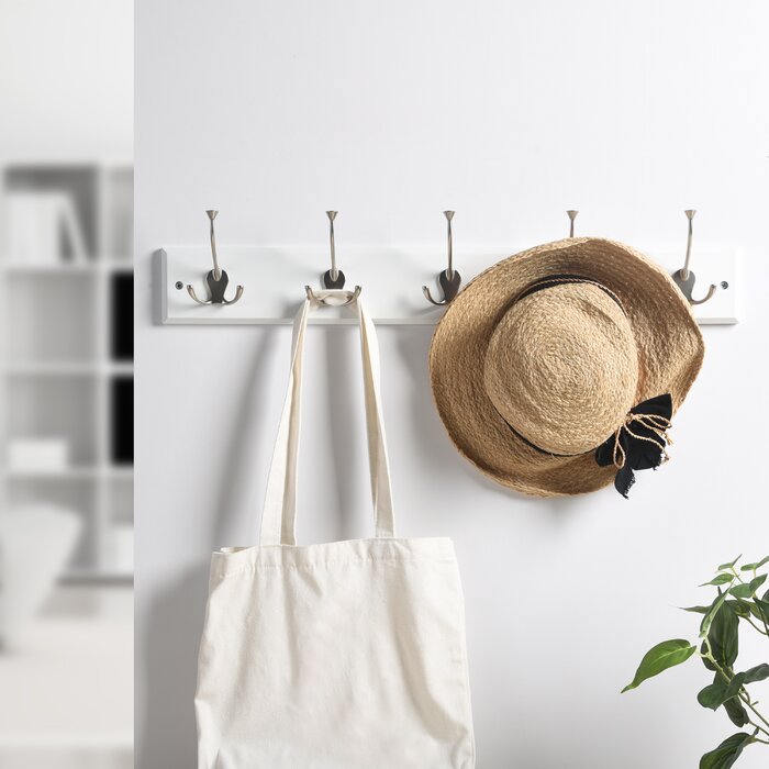 Hegg 27'' Wide 5 - Hook Wall Mounted Coat Rack