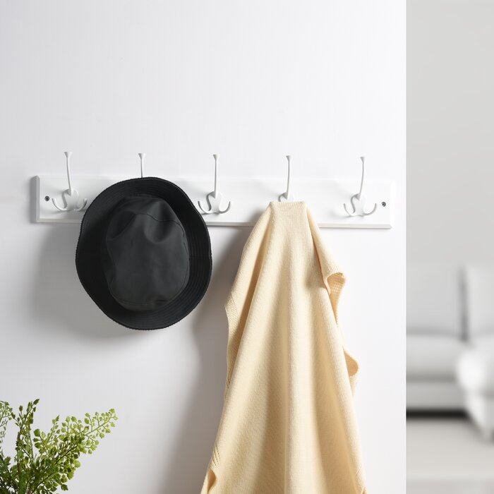 Hegg 27'' Wide 5 - Hook Wall Mounted Coat Rack