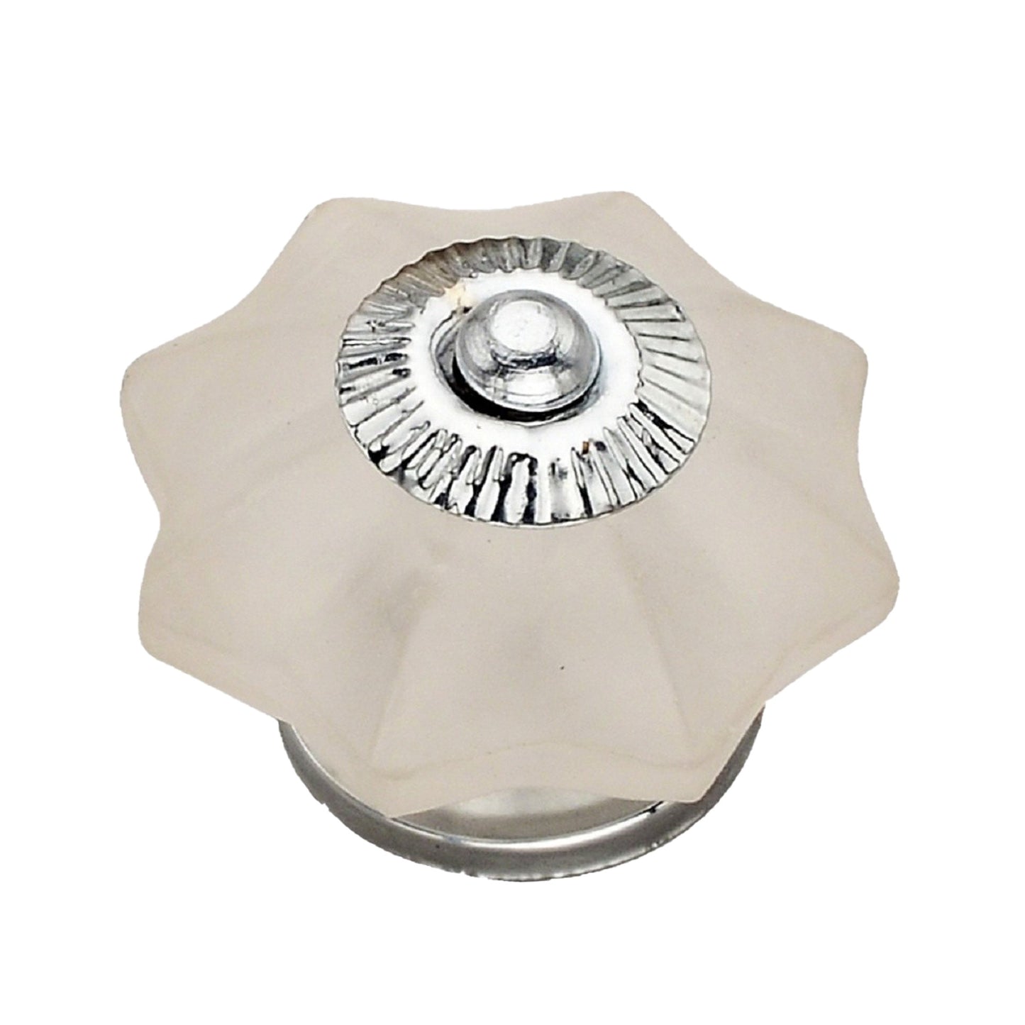OPAQUE 1-3/4 IN. FLOWER NOVELTY CABINET KNOB