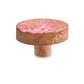 Mascot Hardware Thunder Crack 1-7/10 in. Wooden Round Knob (Pack of 10)