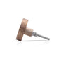 Mascot Hardware Thunder Crack 1-7/10 in. Wooden Round Knob (Pack of 10)