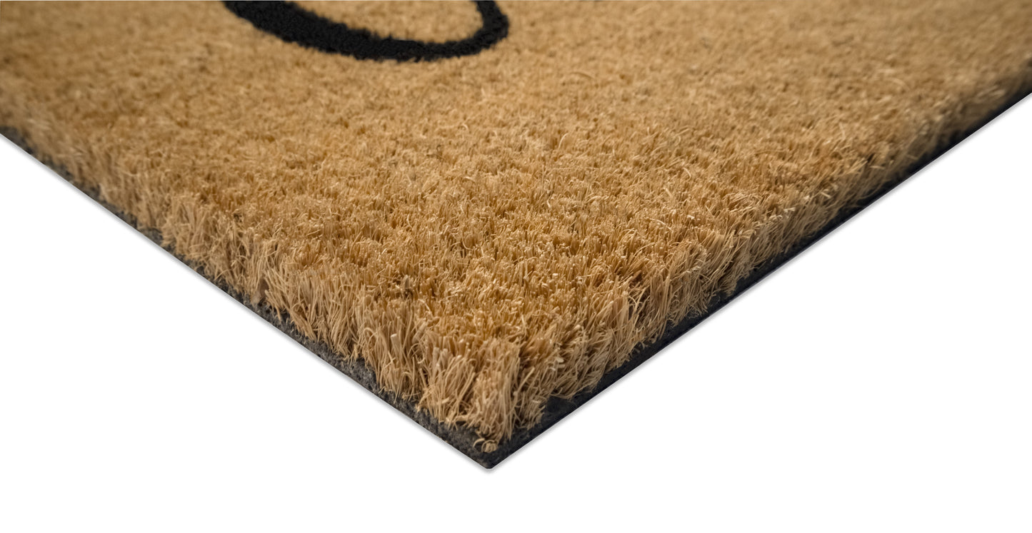 Merry Christmas Natural Coir Doormat 28 in. x 18 in. Indoor and Outdoot Coir Mat