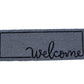 Welcome'' Home'' Hello'' Rubber Non-Slip 30'' x 10'' Indoor Outdoor Doormat