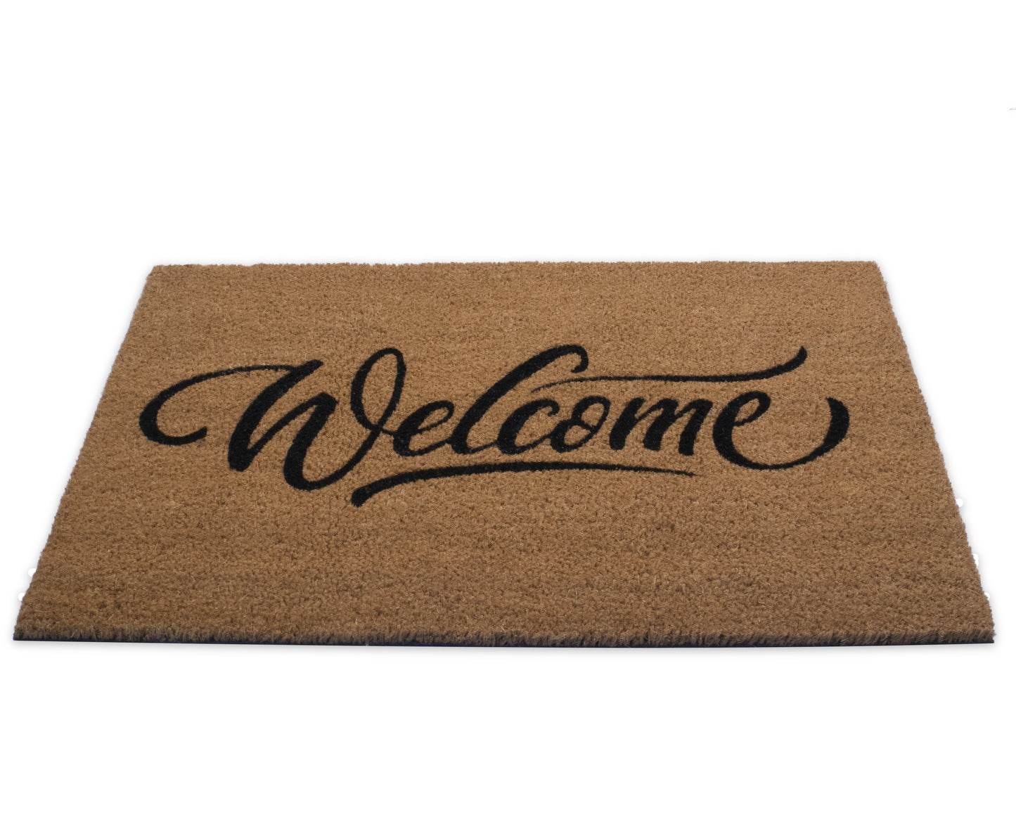 Welcome , Natural Coir Doormat With Non slip 30 x 18 Indoor and Outdoor Coir Mat