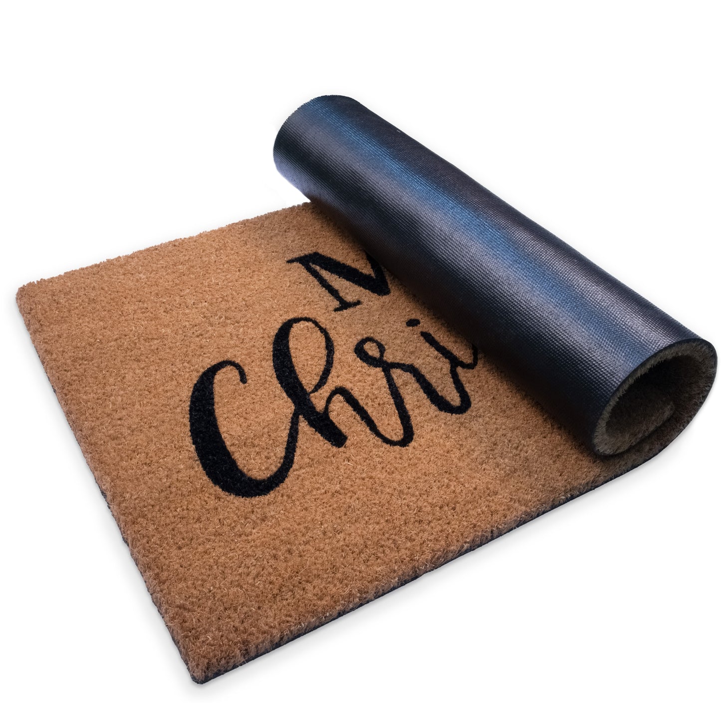 Merry Christmas Natural Coir Doormat 28 in. x 18 in. Indoor and Outdoot Coir Mat