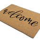 Natural Coir Doormat with Non-Slip Backing - 28 x 18 - Outdoor / Indoor - Natural