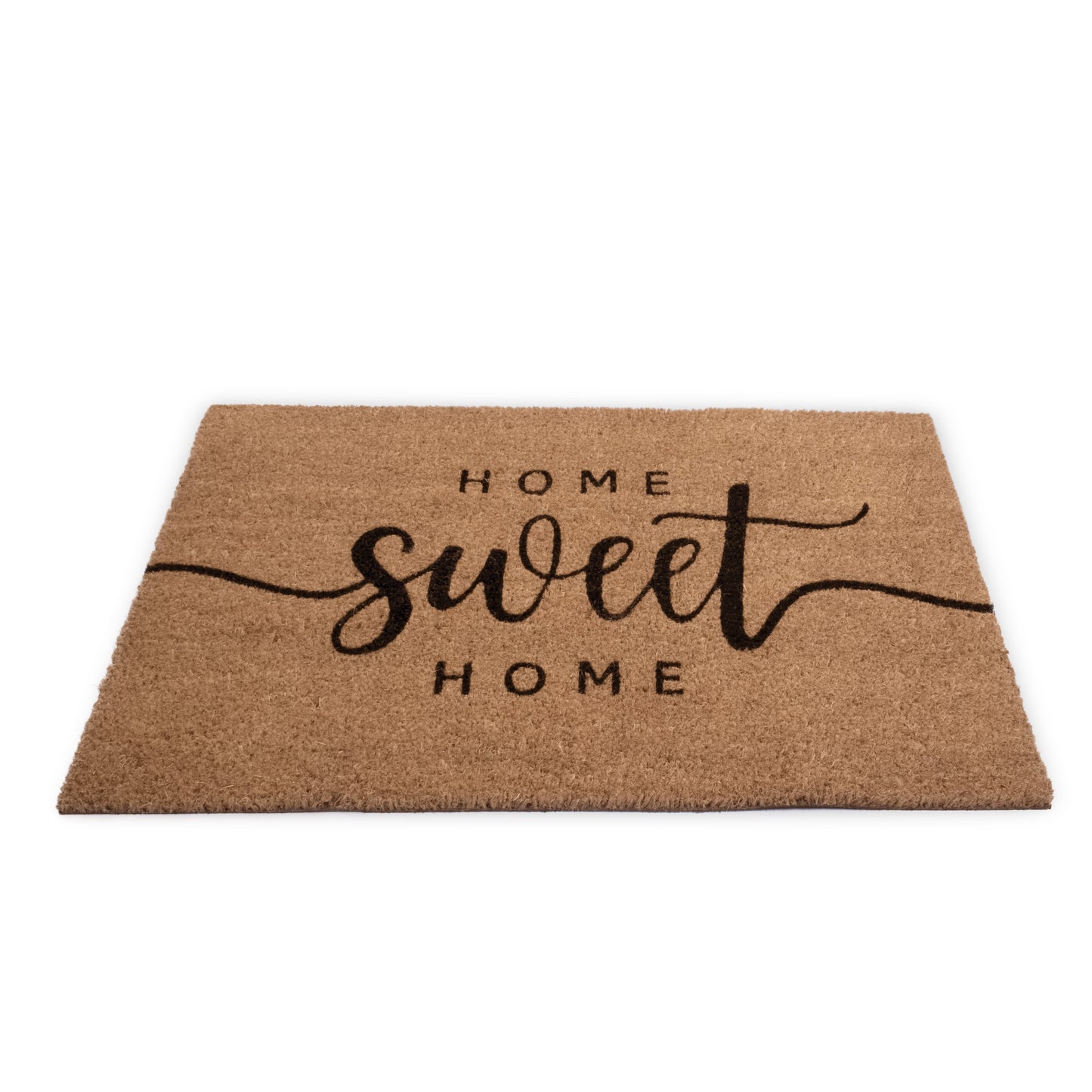 Home Sweet Home' Natural Coir 28'' x 18'' Non slip Indoor/Outdoor Doormat