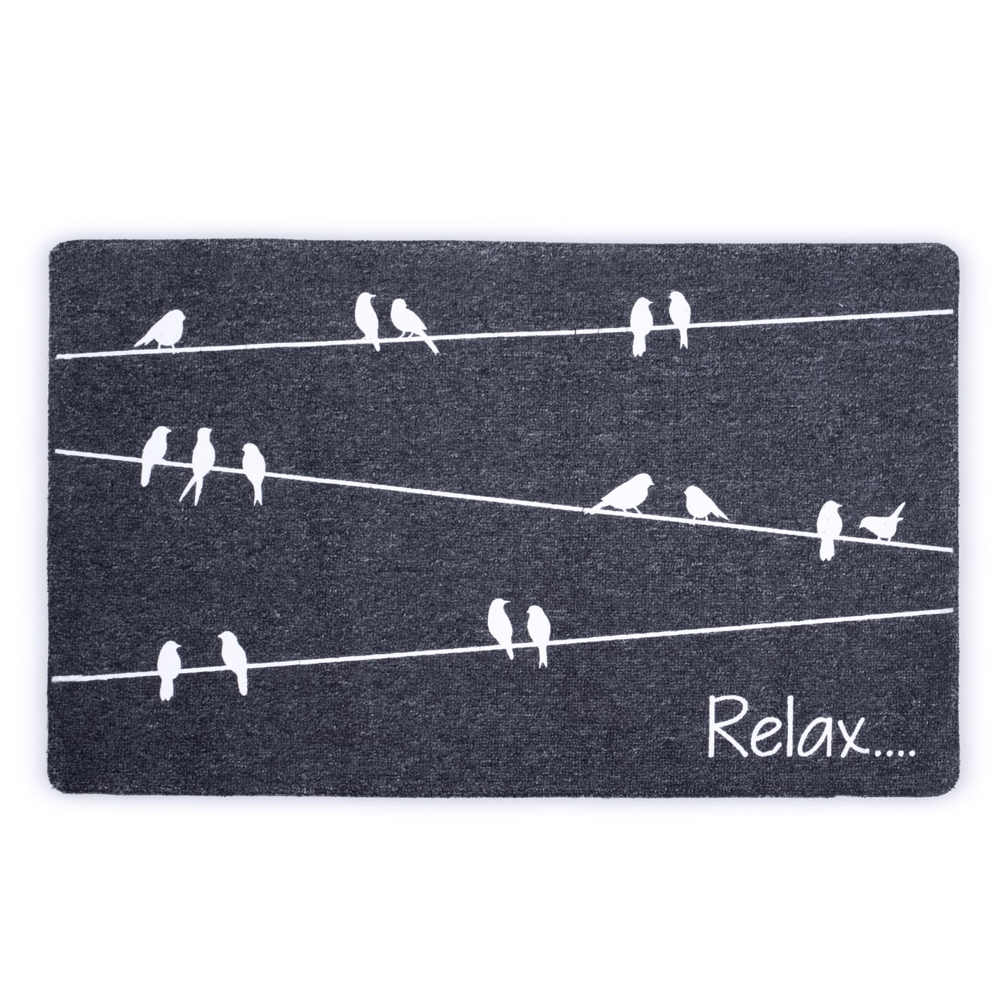 "Relax" Rubber Non-Slip 30'' x 18'' Indoor Outdoor Doormat