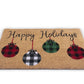 Holiday Collection 28 in. x 18 in. Coir Outdoor Doormat Natural Coir Mat