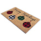 Holiday Collection 28 in. x 18 in. Coir Outdoor Doormat Natural Coir Mat