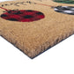 Holiday Collection 28 in. x 18 in. Coir Outdoor Doormat Natural Coir Mat