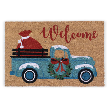 Welcome Calloway Mills 28" x 18" Christmas Fun Doormat Multi Color