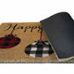 Holiday Collection 28 in. x 18 in. Coir Outdoor Doormat Natural Coir Mat