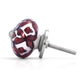 Brown Leaves 1-31/50 in. White & Brown Cabinet Knob (Pack of 10)