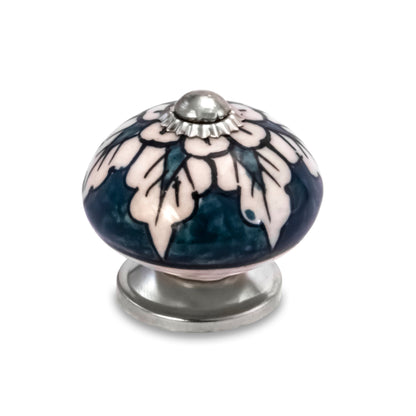 Grassed 1-2/3 in. Green & White Cabinet Knob (Pack of 10)