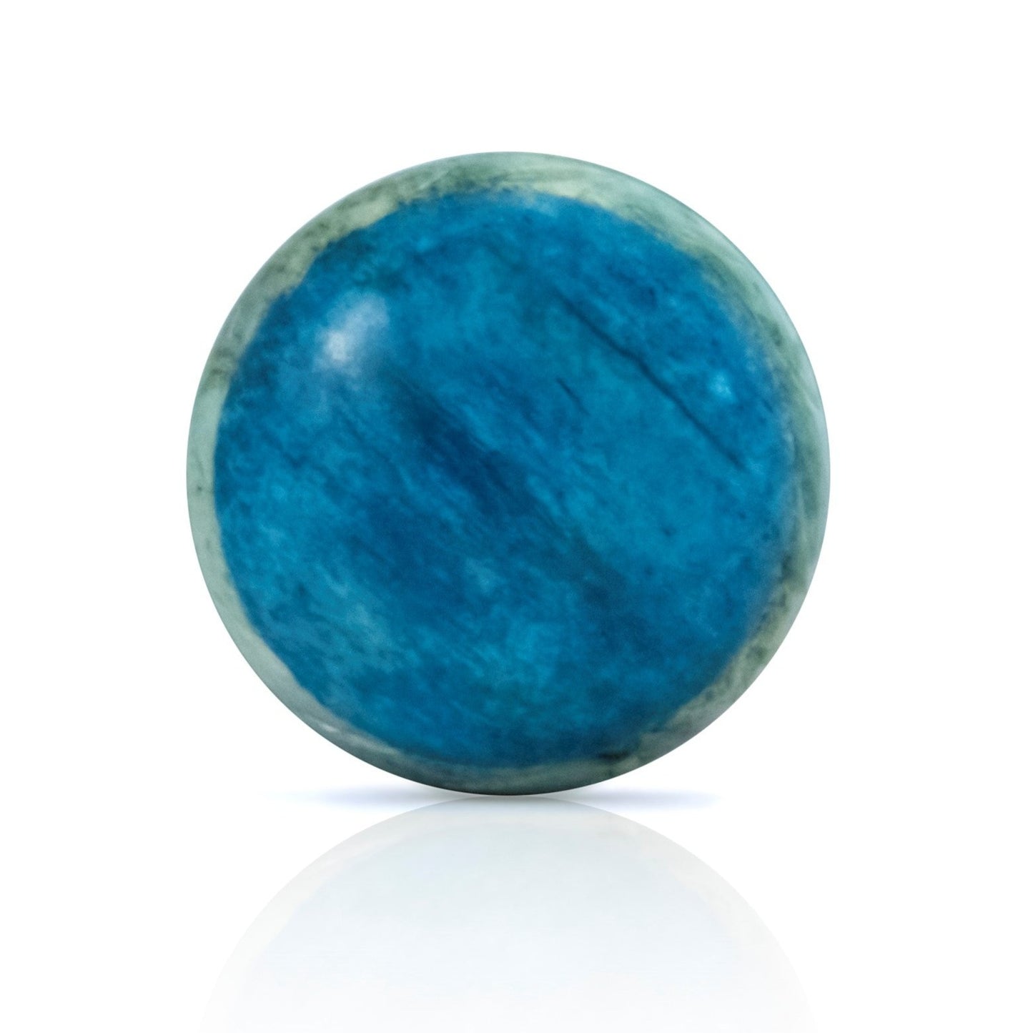 Mascot Hardware Ceramic Round 1-3/7 in. Blue Cabinet Knob (Pack of 10)